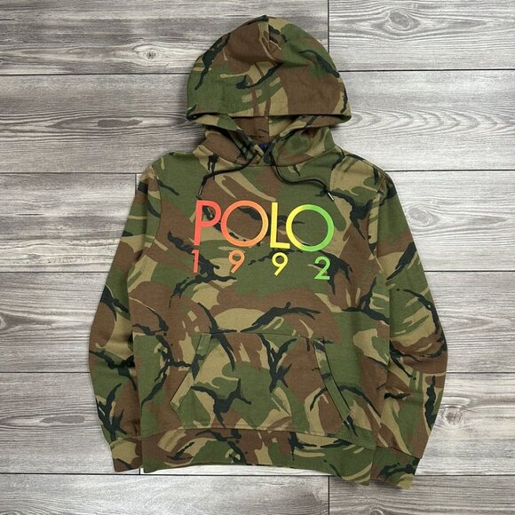 Polo Ralph Lauren 1992 Stadium Camo Hoodie - Picture 1 of 3